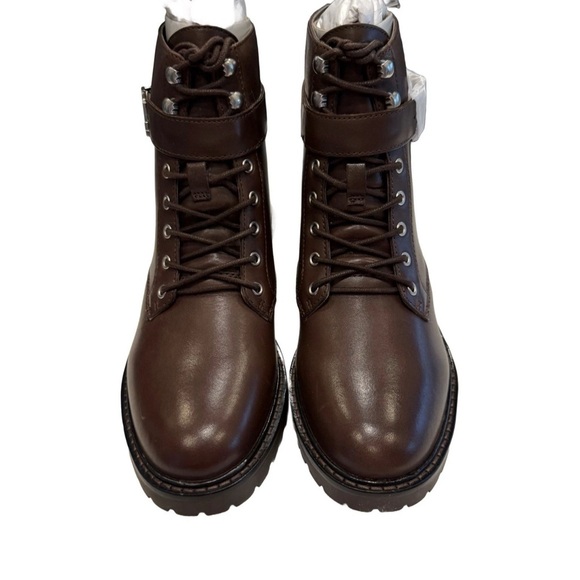 Lauren Ralph Lauren Eldridge Women's Boots Brown Leather Size 6.5 NEW! - Picture 1 of 10